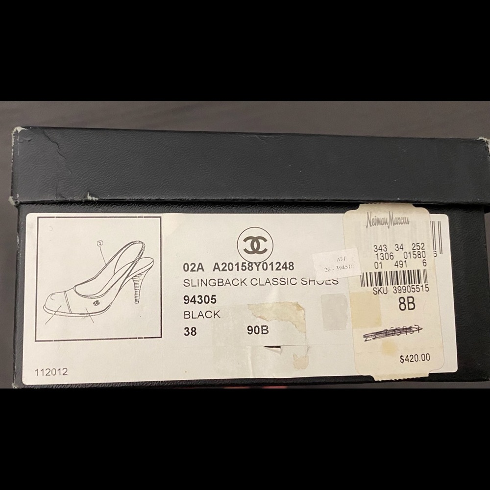 Chanel Black Slingback Pumps - Picture 11 of 11
